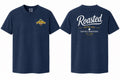 Navy Roasted Logo T-Shirt